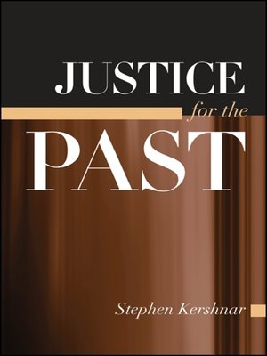 cover image of Justice for the Past